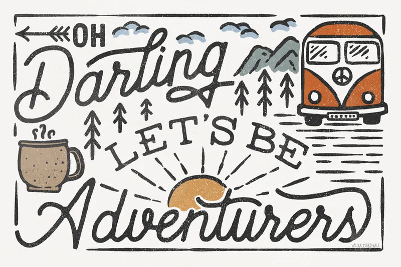 Adventurous I by Laura Marshall. SKU 58453i. Archival Giclee Fine art print for wall decor.
