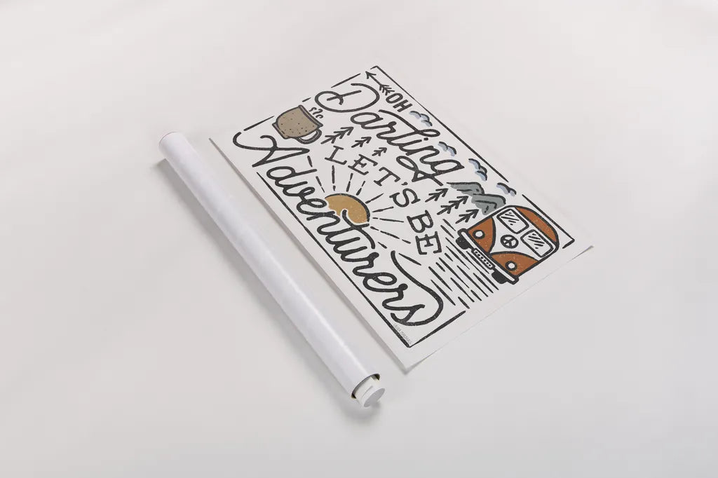 Adventurous I by Laura Marshall. shown as a rolled paper print. Available as archival giclee rolled canvas, fine art paper, or poster print. SKU 58453i.