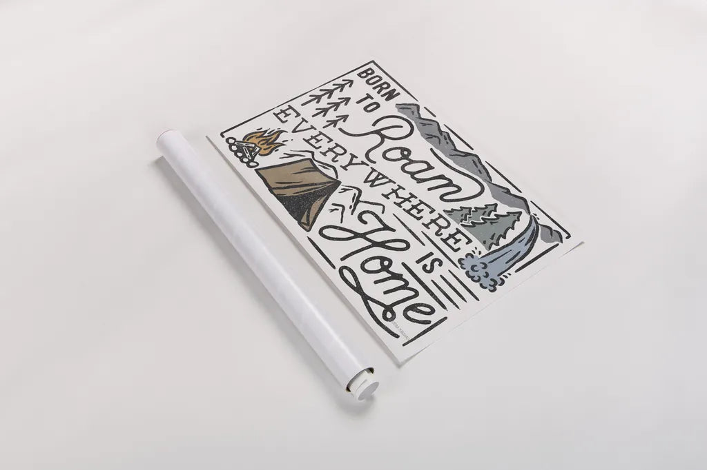 Adventurous II by Laura Marshall. shown as a rolled paper print. Available as archival giclee rolled canvas, fine art paper, or poster print. SKU 58454i.