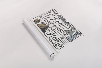 Adventurous II by Laura Marshall. shown as a rolled paper print. Available as archival giclee rolled canvas, fine art paper, or poster print. SKU 58454i.