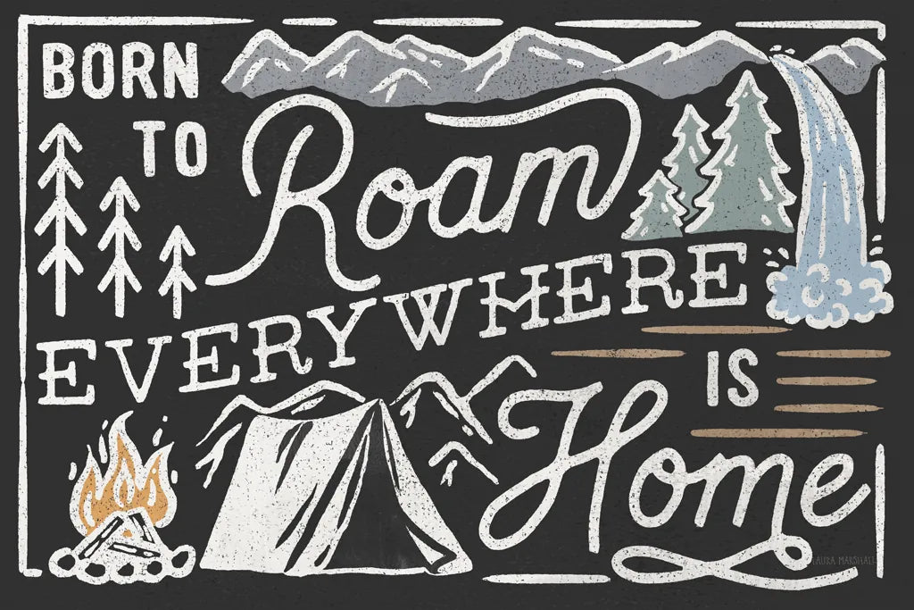 Adventurous II Black by Laura Marshall. SKU 58461i. Archival Giclee Fine art print for wall decor.