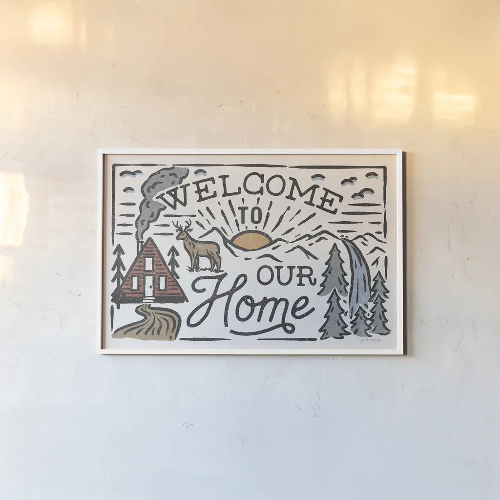 Adventurous III by Laura Marshall. shown as a paper print in a white frame. Available as a archival giclee rolled canvas, fine art paper, or poster print. SKU 58455i.