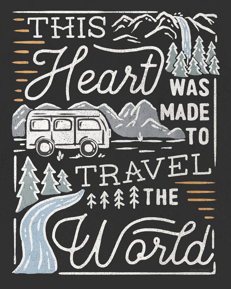 Adventurous VI Black by Laura Marshall
