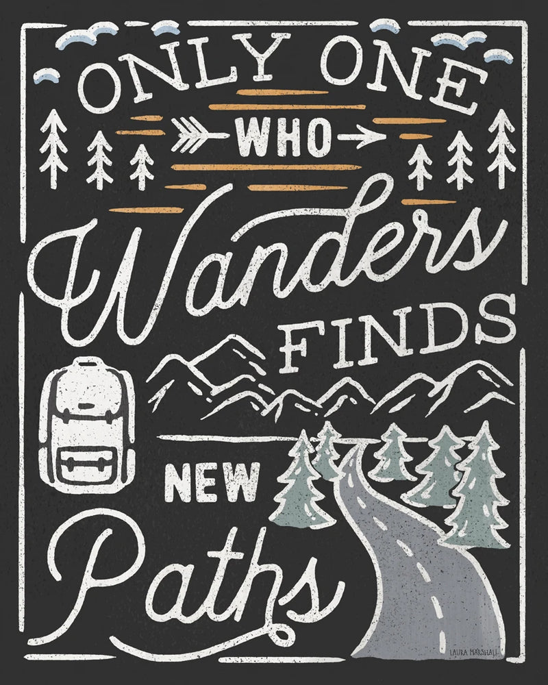 Adventurous VII Black by Laura Marshall