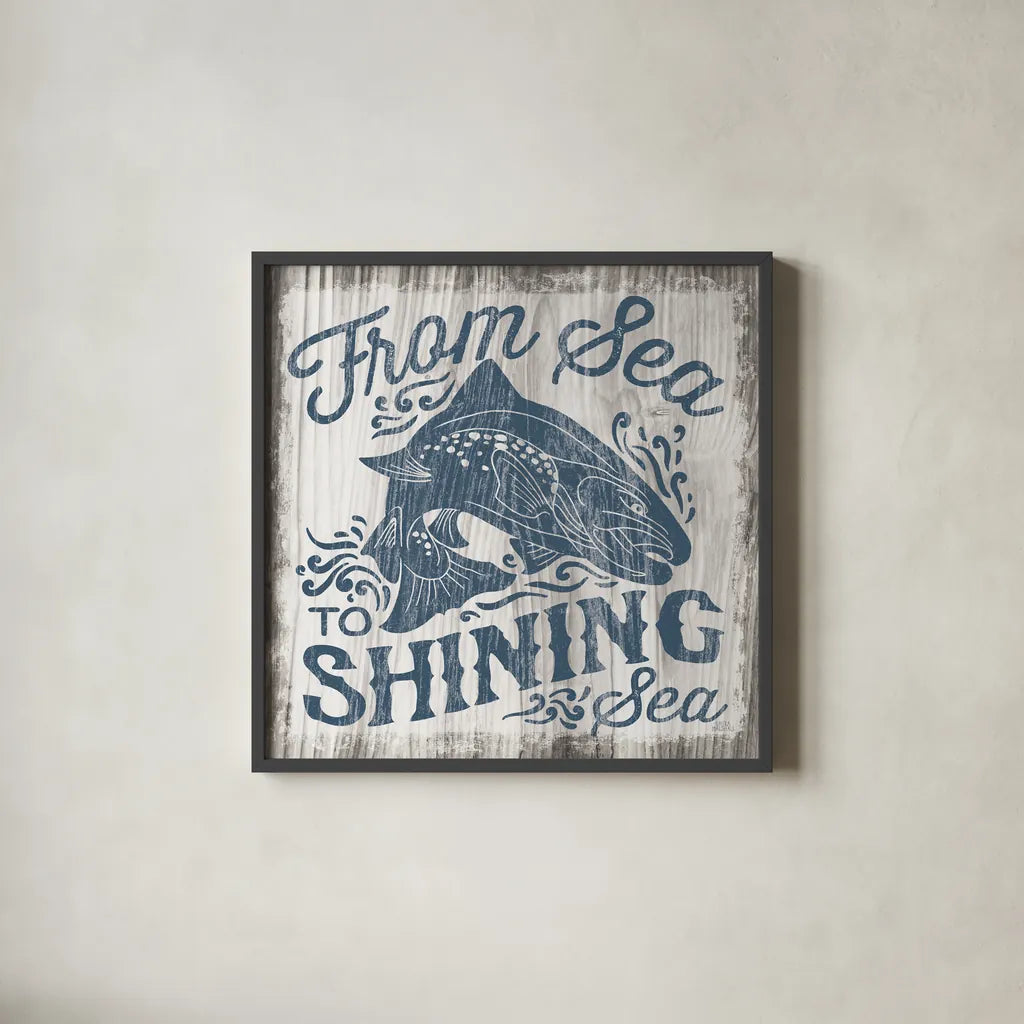 America the Beautiful III by Laura Marshall. Shown in a sleek black glass frame for a contemporary gallery look. Available as an archival giclee rolled canvas, fine art paper, or poster print. SKU 25531a.