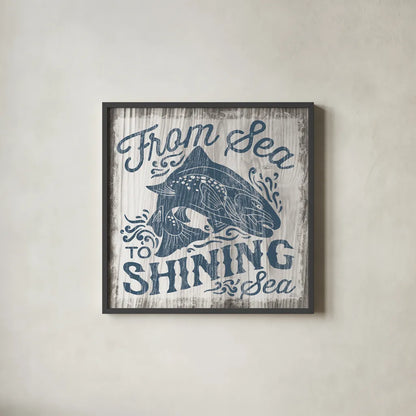 America the Beautiful III by Laura Marshall. Shown in a sleek black glass frame for a contemporary gallery look. Available as an archival giclee rolled canvas, fine art paper, or poster print. SKU 25531a.