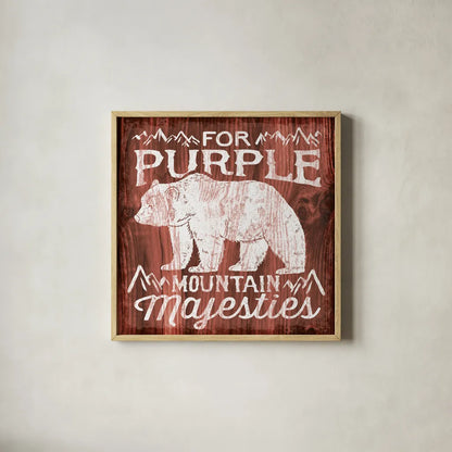 America the Beautiful IV by Laura Marshall. Shown in a natural wood glass frame for a timeless modern aesthetic. Available as an archival giclee rolled canvas, fine art paper, or poster print. SKU 25532a.