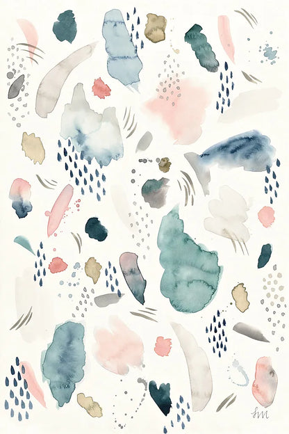 April Showers by Laura Marshall. SKU 32598h. Archival Giclee Fine art print for wall decor.