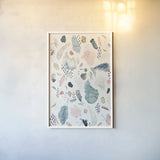 April Showers by Laura Marshall. shown as a paper print in a white frame. Available as a archival giclee rolled canvas, fine art paper, or poster print. SKU 32598h.