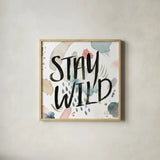 April Showers Inspiration I by Laura Marshall. Shown in a natural wood glass frame for a timeless modern aesthetic. Available as an archival giclee rolled canvas, fine art paper, or poster print. SKU 33165a.