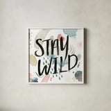April Showers Inspiration I by Laura Marshall. Shown in a crisp white glass frame for a clean and minimalist style. Available as an archival giclee rolled canvas, fine art paper, or poster print. SKU 33165a.