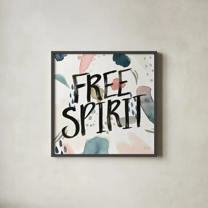 April Showers Inspiration III by Laura Marshall. Shown in a sleek black glass frame for a contemporary gallery look. Available as an archival giclee rolled canvas, fine art paper, or poster print. SKU 33167a.