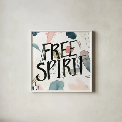 April Showers Inspiration III by Laura Marshall. Shown in a crisp white glass frame for a clean and minimalist style. Available as an archival giclee rolled canvas, fine art paper, or poster print. SKU 33167a.