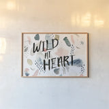 April Showers Inspiration V by Laura Marshall. shown as a paper print in a natural frame. Available as a archival giclee rolled canvas, fine art paper, or poster print. SKU 33169i.
