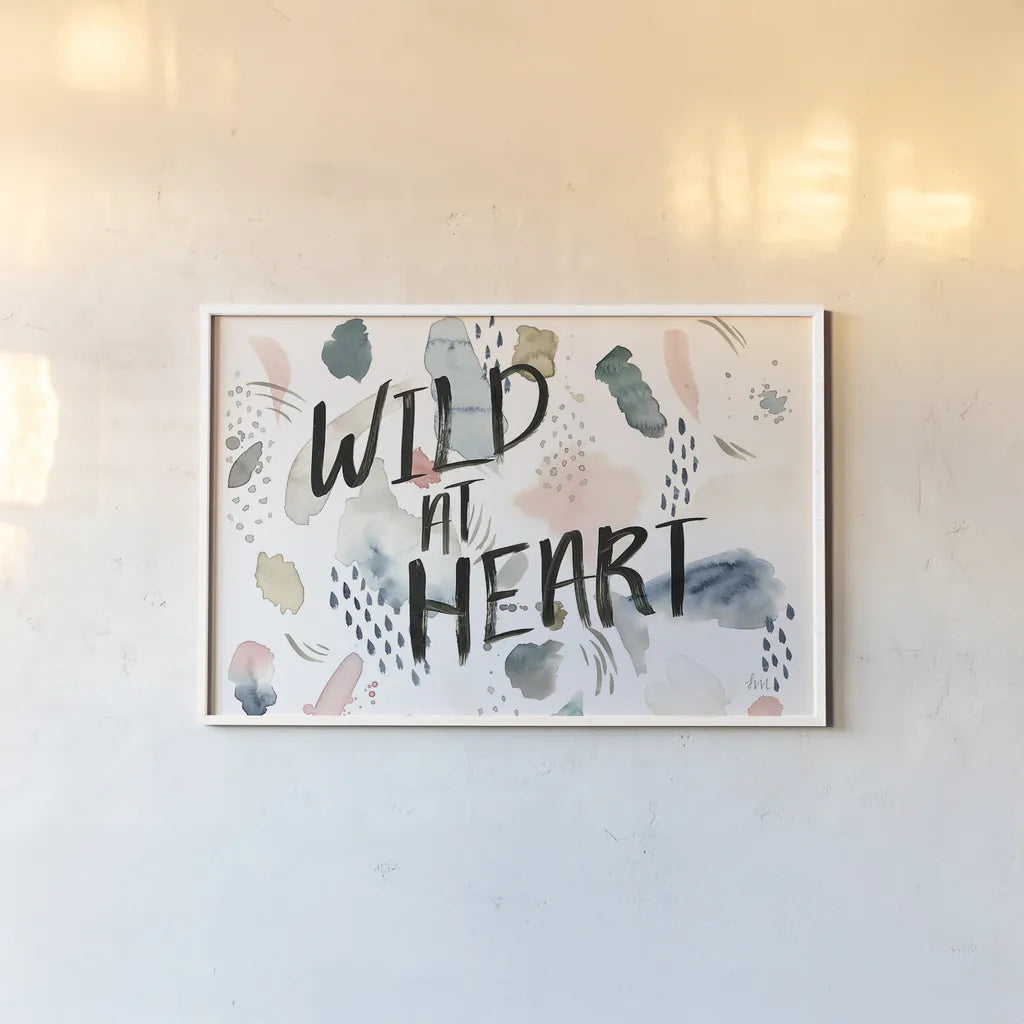 April Showers Inspiration V by Laura Marshall. shown as a paper print in a white frame. Available as a archival giclee rolled canvas, fine art paper, or poster print. SKU 33169i.