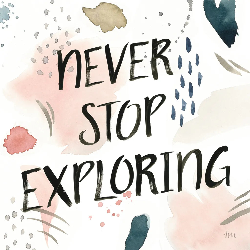 April Showers VII Inspiration Blush by Laura Marshall. SKU 54186a. Archival Giclee Fine art print for wall decor.