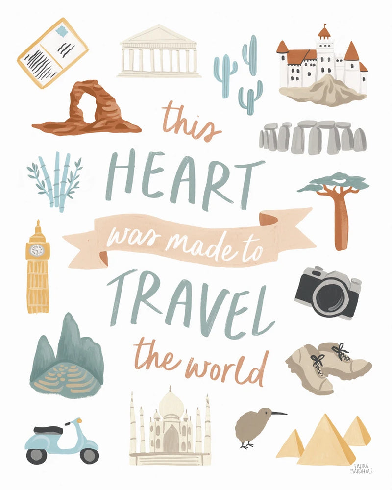 Around the World IV by Laura Marshall