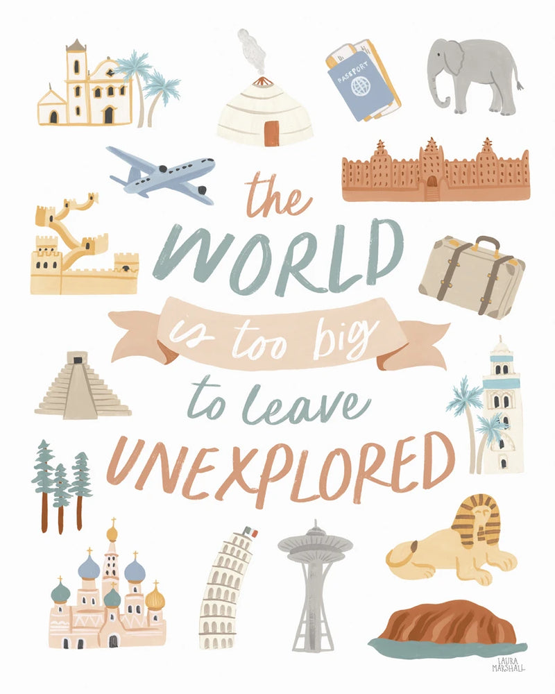 Around the World V by Laura Marshall