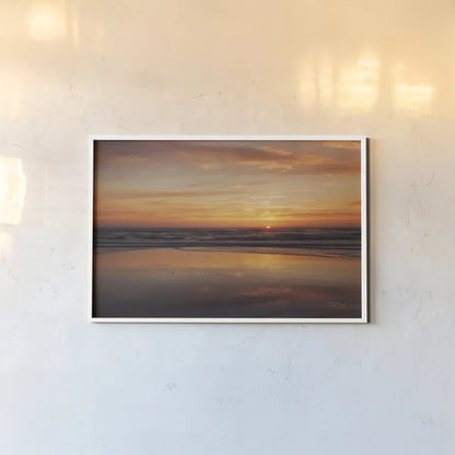 At Days End I by Laura Marshall. shown as a paper print in a white frame. Available as a archival giclee rolled canvas, fine art paper, or poster print. SKU 42965i.