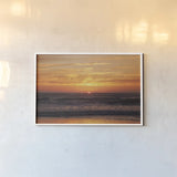 At Days End II by Laura Marshall. shown as a paper print in a white frame. Available as a archival giclee rolled canvas, fine art paper, or poster print. SKU 42966i.