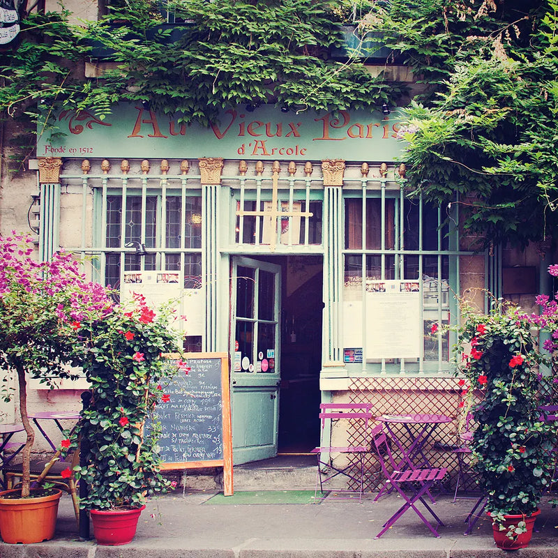 Au Vieux Paris by Laura Marshall. SKU 21918a. Archival Giclee Fine art print for wall decor.