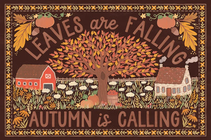 Autumn Days I Dark by Laura Marshall. SKU 90590i. Archival Giclee Fine art print for wall decor.