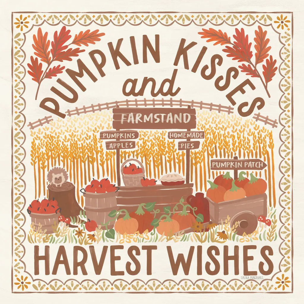 Autumn Days V by Laura Marshall. SKU 90583a. Archival Giclee Fine art print for wall decor.