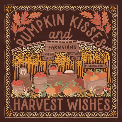 Autumn Days V Dark by Laura Marshall. SKU 90594a. Archival Giclee Fine art print for wall decor.