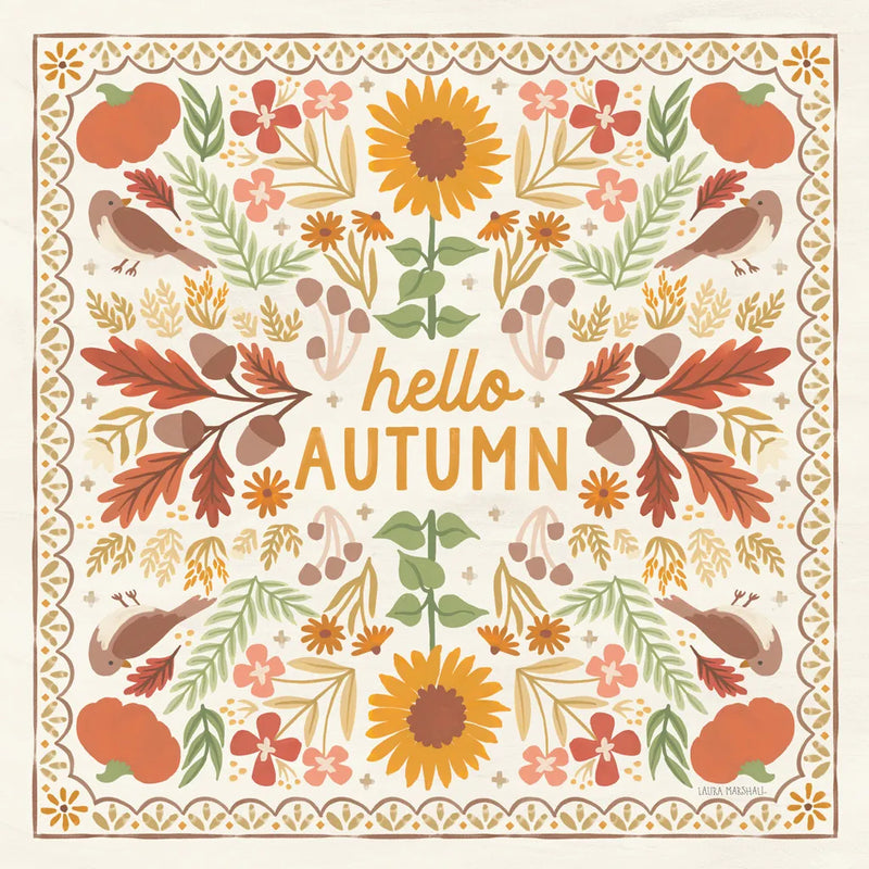 Autumn Days X by Laura Marshall. SKU 90588a. Archival Giclee Fine art print for wall decor.