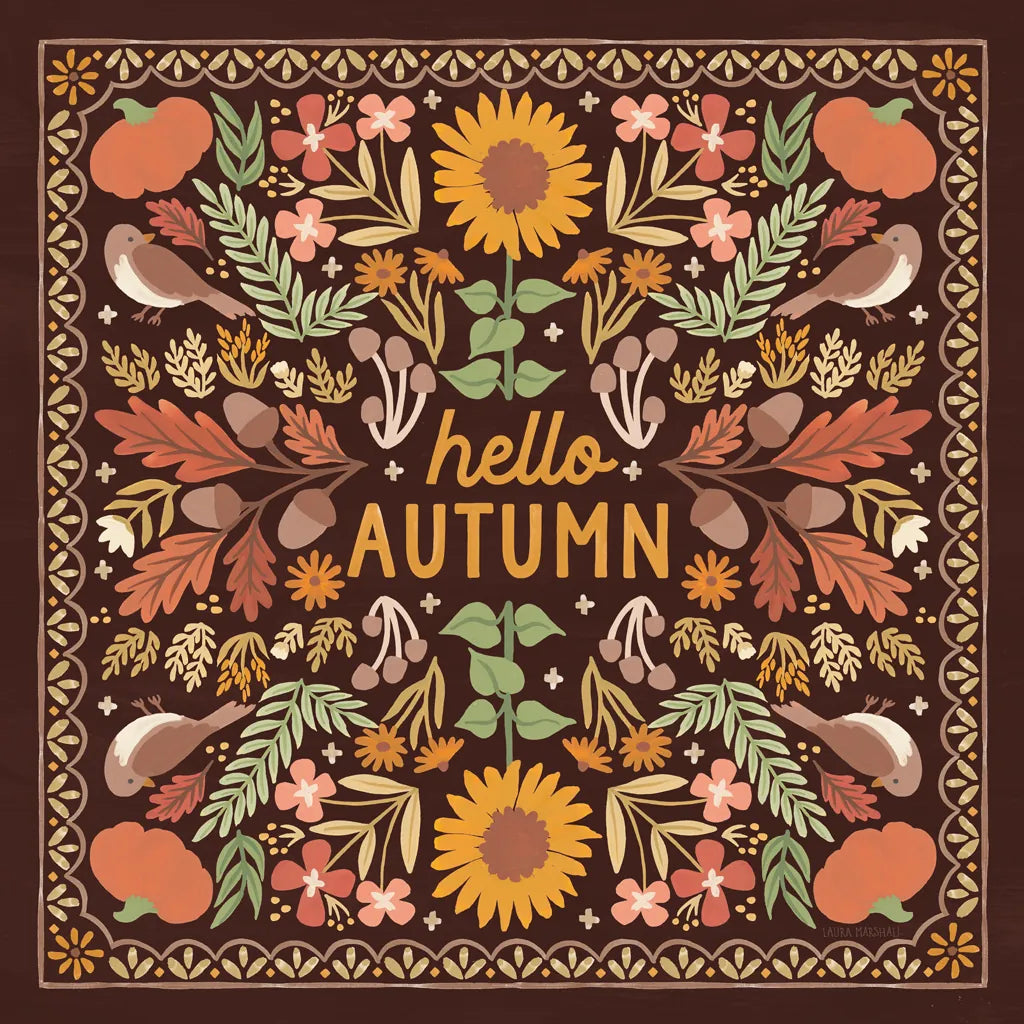 Autumn Days X Dark by Laura Marshall. SKU 90599a. Archival Giclee Fine art print for wall decor.