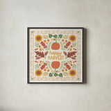 Autumn Days XI by Laura Marshall. Shown in a sleek black glass frame for a contemporary gallery look. Available as an archival giclee rolled canvas, fine art paper, or poster print. SKU 90589a.