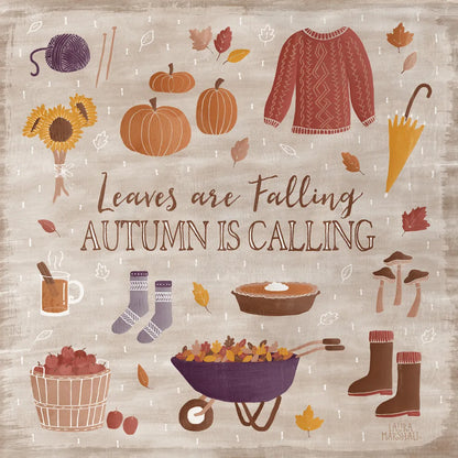 Autumn Enchantment I by Laura Marshall. SKU 31589a. Archival Giclee Fine art print for wall decor.