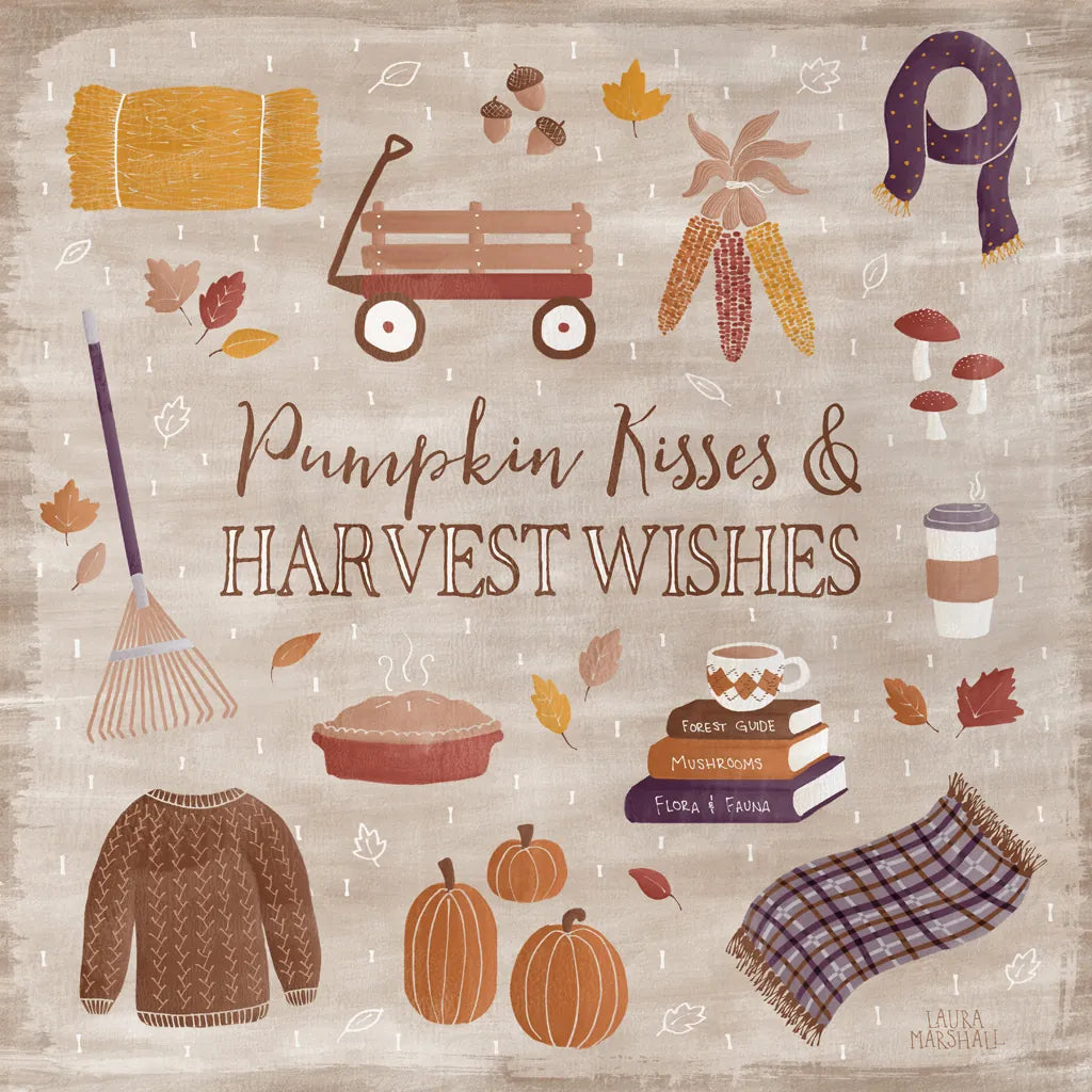 Autumn Enchantment II by Laura Marshall. SKU 31590a. Archival Giclee Fine art print for wall decor.