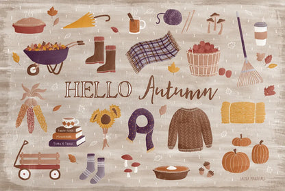 Autumn Enchantment III by Laura Marshall. SKU 31591i. Archival Giclee Fine art print for wall decor.