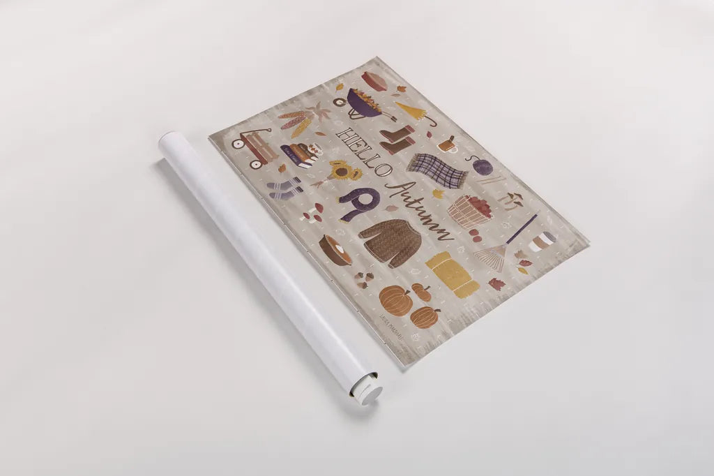 Autumn Enchantment III by Laura Marshall. shown as a rolled paper print. Available as archival giclee rolled canvas, fine art paper, or poster print. SKU 31591i.