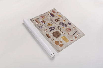 Autumn Enchantment III by Laura Marshall. shown as a rolled paper print. Available as archival giclee rolled canvas, fine art paper, or poster print. SKU 31591i.