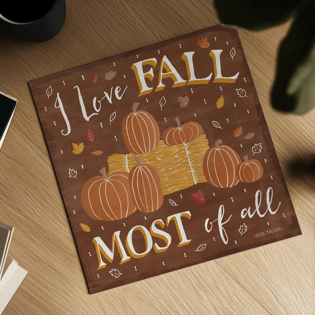 Autumn Enchantment V by Laura Marshall. Shown as a detailed flat fine art print, highlighting archival giclee quality. Available as an archival giclee rolled canvas, fine art paper, or poster print. SKU 31593a.