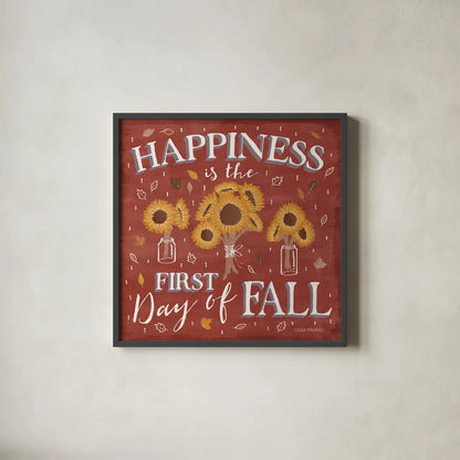 Autumn Enchantment VI by Laura Marshall. Shown in a sleek black glass frame for a contemporary gallery look. Available as an archival giclee rolled canvas, fine art paper, or poster print. SKU 31594a.