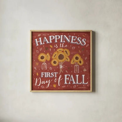 Autumn Enchantment VI by Laura Marshall. Shown in a natural wood glass frame for a timeless modern aesthetic. Available as an archival giclee rolled canvas, fine art paper, or poster print. SKU 31594a.