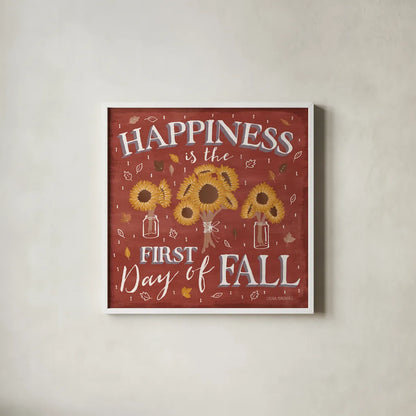 Autumn Enchantment VI by Laura Marshall. Shown in a crisp white glass frame for a clean and minimalist style. Available as an archival giclee rolled canvas, fine art paper, or poster print. SKU 31594a.