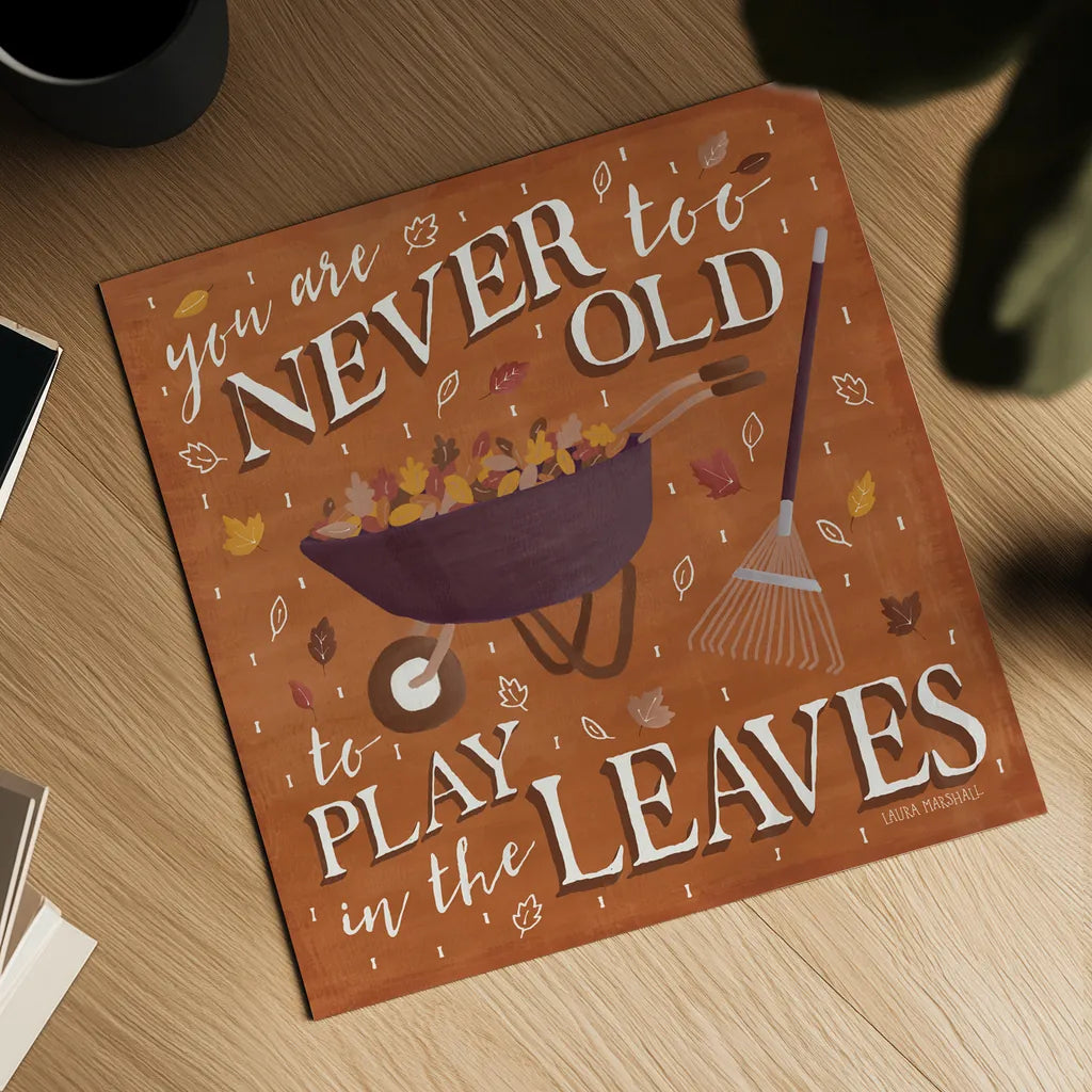 Autumn Enchantment VII by Laura Marshall. Shown as a detailed flat fine art print, highlighting archival giclee quality. Available as an archival giclee rolled canvas, fine art paper, or poster print. SKU 31595a.