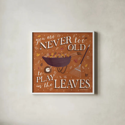 Autumn Enchantment VII by Laura Marshall. Shown in a crisp white glass frame for a clean and minimalist style. Available as an archival giclee rolled canvas, fine art paper, or poster print. SKU 31595a.