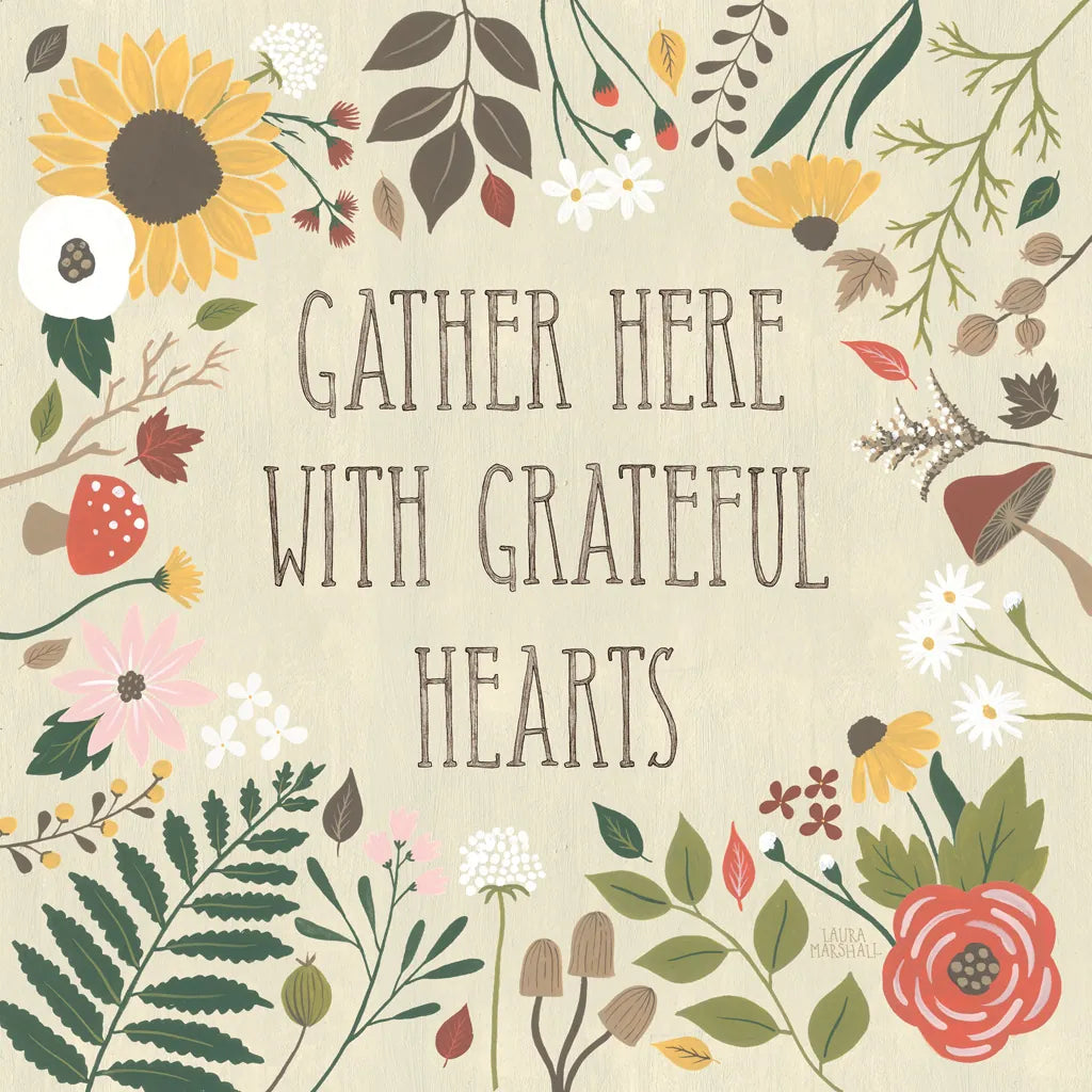 Autumn Garden VI by Laura Marshall. SKU 35872a. Archival Giclee Fine art print for wall decor.