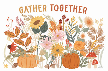 Autumn Meadow I by Laura Marshall. SKU 82121i. Archival Giclee Fine art print for wall decor.