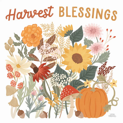 Autumn Meadow II by Laura Marshall. SKU 82122a. Archival Giclee Fine art print for wall decor.