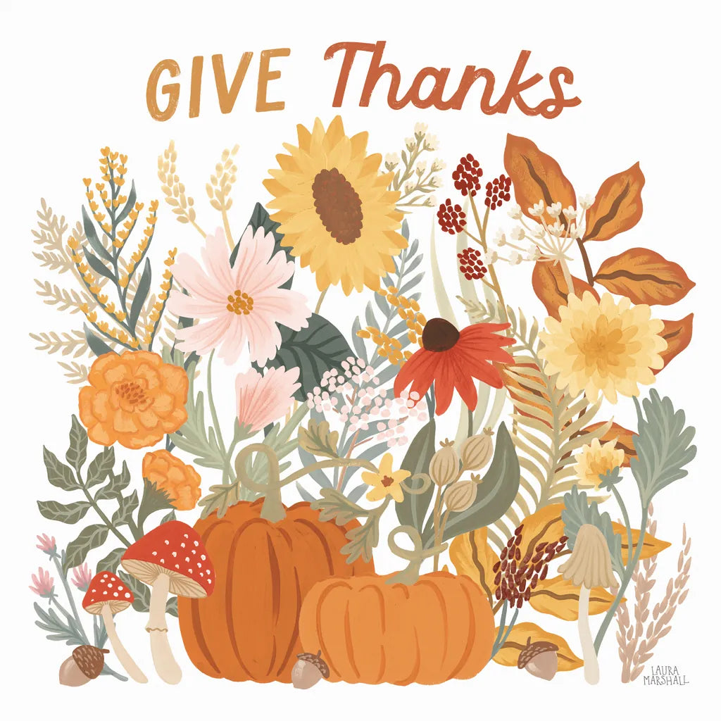 Autumn Meadow III by Laura Marshall. SKU 82123a. Archival Giclee Fine art print for wall decor.