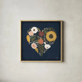 Autumn Romance IX by Laura Marshall. Shown in a natural wood glass frame for a timeless modern aesthetic. Available as an archival giclee rolled canvas, fine art paper, or poster print. SKU 38464a.