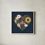 Autumn Romance IX by Laura Marshall. Shown in a crisp white glass frame for a clean and minimalist style. Available as an archival giclee rolled canvas, fine art paper, or poster print. SKU 38464a.