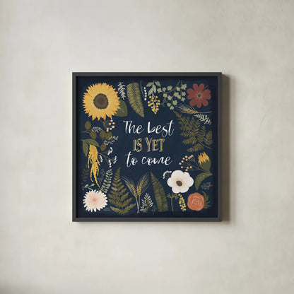 Autumn Romance VI by Laura Marshall. Shown in a sleek black glass frame for a contemporary gallery look. Available as an archival giclee rolled canvas, fine art paper, or poster print. SKU 38461a.