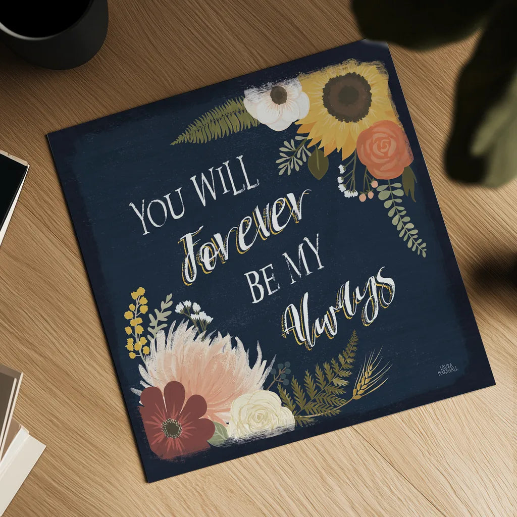 Autumn Romance VII by Laura Marshall. Shown as a detailed flat fine art print, highlighting archival giclee quality. Available as an archival giclee rolled canvas, fine art paper, or poster print. SKU 38462a.